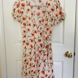 Forever 21 Flower Wrap Dress